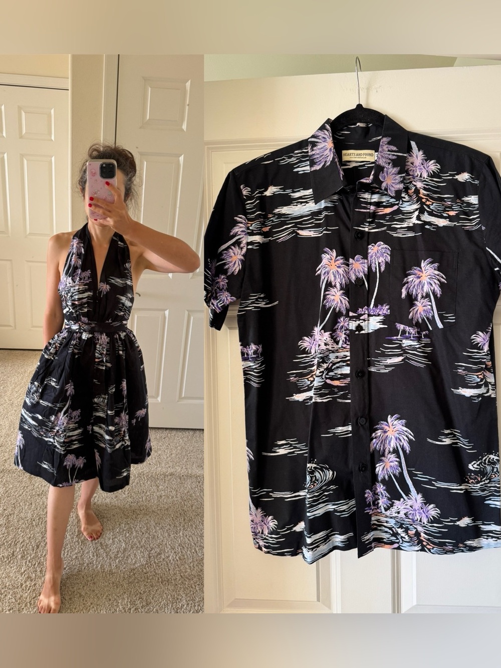 Tropical Set (Dress + Shirt) by Hearts & Found